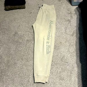 Green Slim Fit Joggers - Abercrombie & Fitch